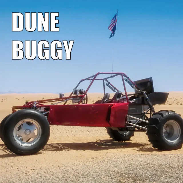 Red dune buggy